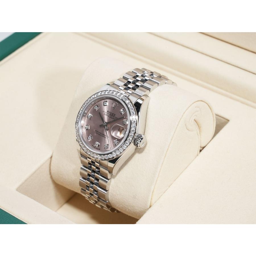 ロレックス デイトジャスト28 Ref.279384RBR SS/WG ピンクx10Pダイヤ文字盤 ジュビリーブレスレット | デイトジャスト | 03