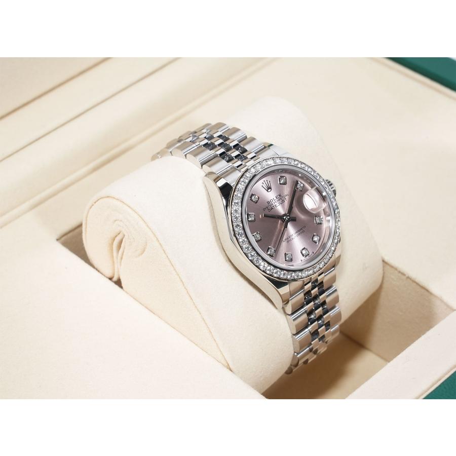 ロレックス デイトジャスト28 Ref.279384RBR SS/WG ピンクx10Pダイヤ文字盤 ジュビリーブレスレット | デイトジャスト | 04