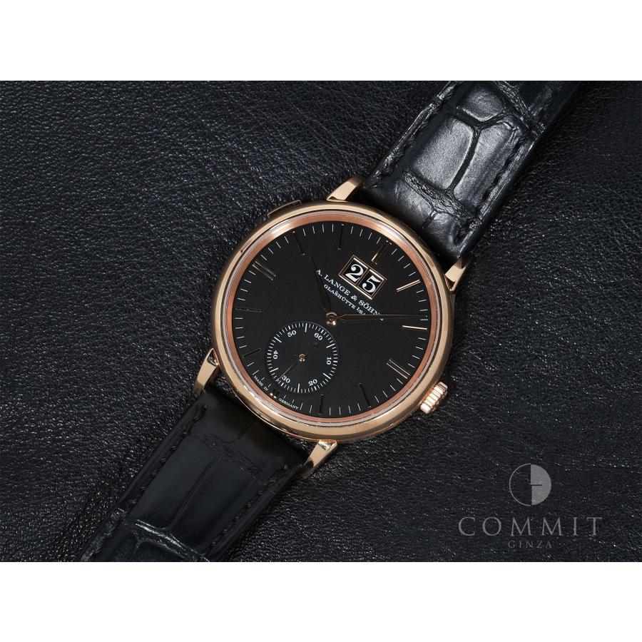 A.ランゲ＆ゾーネ サクソニア アウトサイズ デイト Ref.381.031 ピンクゴールド ブラック文字盤 | A. LANGE & SOHNE | 11