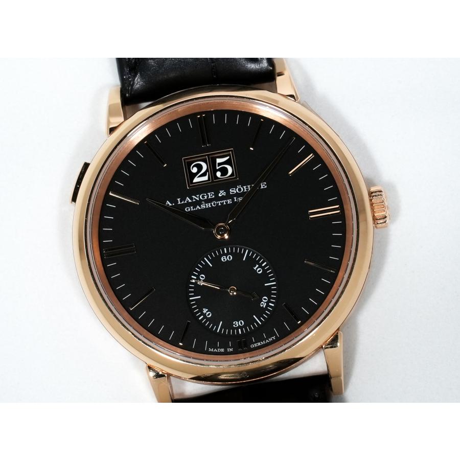 A.ランゲ＆ゾーネ サクソニア アウトサイズ デイト Ref.381.031 ピンクゴールド ブラック文字盤 | A. LANGE & SOHNE | 02