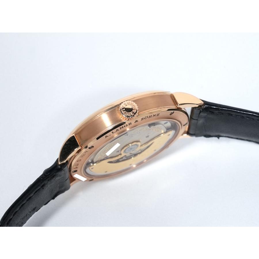 A.ランゲ＆ゾーネ サクソニア アウトサイズ デイト Ref.381.031 ピンクゴールド ブラック文字盤 | A. LANGE & SOHNE | 03