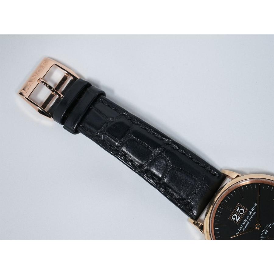 A.ランゲ＆ゾーネ サクソニア アウトサイズ デイト Ref.381.031 ピンクゴールド ブラック文字盤 | A. LANGE & SOHNE | 06