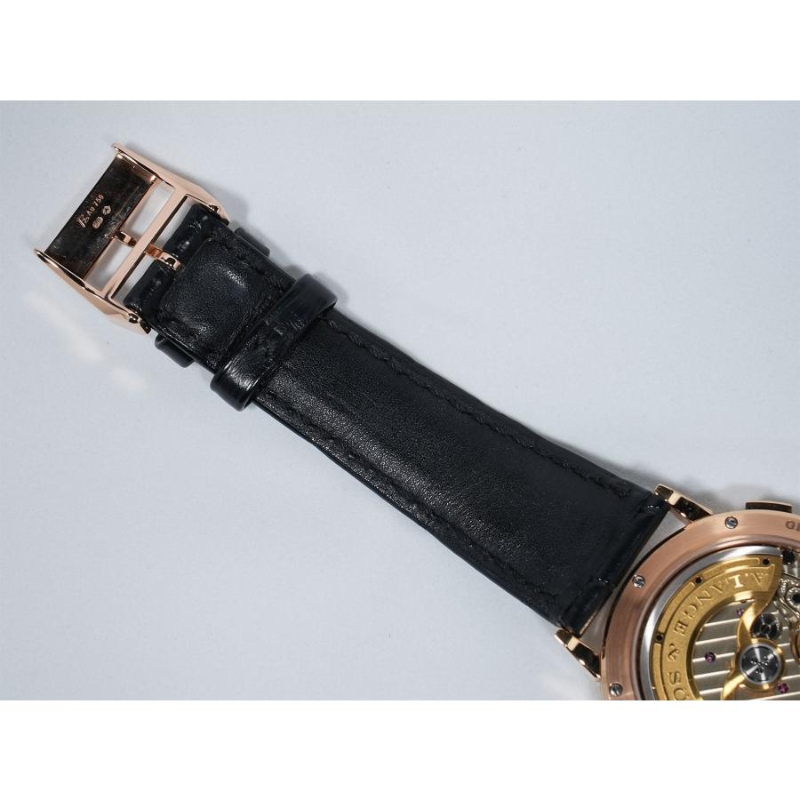 A.ランゲ＆ゾーネ サクソニア アウトサイズ デイト Ref.381.031 ピンクゴールド ブラック文字盤 | A. LANGE & SOHNE | 07