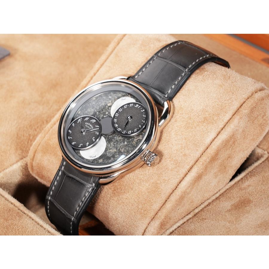 エルメス アルソー ルゥール ドゥ ラ リュンヌ Ref.W056744WW00 ホワイトゴールド メテオライト文字盤 | HERMES | 03