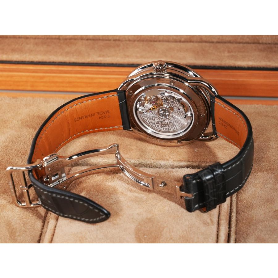 エルメス アルソー ルゥール ドゥ ラ リュンヌ Ref.W056744WW00 ホワイトゴールド メテオライト文字盤 | HERMES | 07