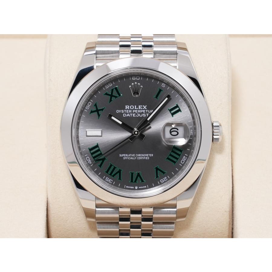 ロレックス デイトジャスト41 Ref.126300 ステンレススチール スレートローマン文字盤 ジュビリーブレスレット | デイトジャスト | 01