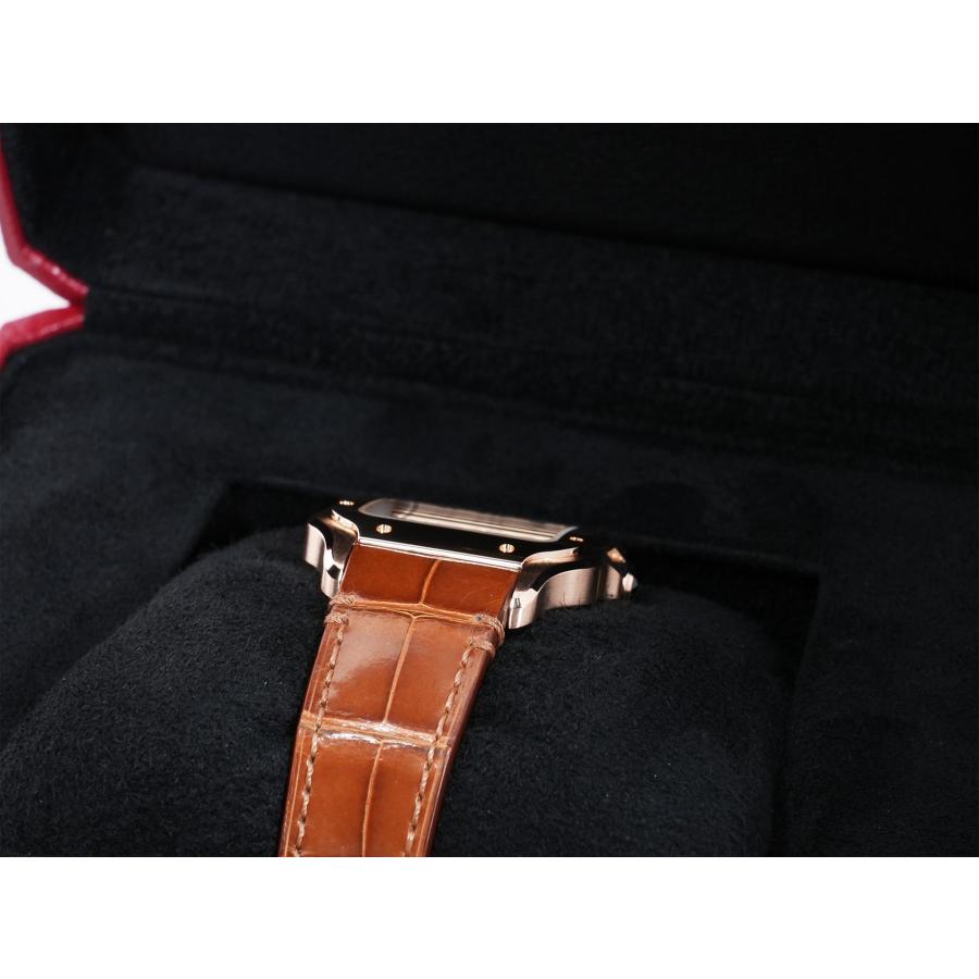 カルティエ サントス ドゥ カルティエ MM Ref.WGSA0028 18Kローズゴールド シルバー文字盤 | Cartier | 05