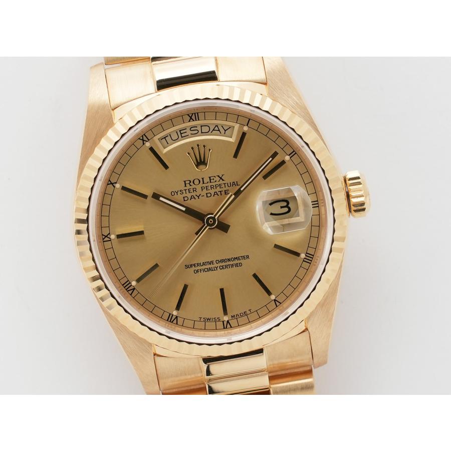 ロレックス デイデイト36 Ref.18038 イエローゴールド シャンパン文字盤 | デイデイト | 02
