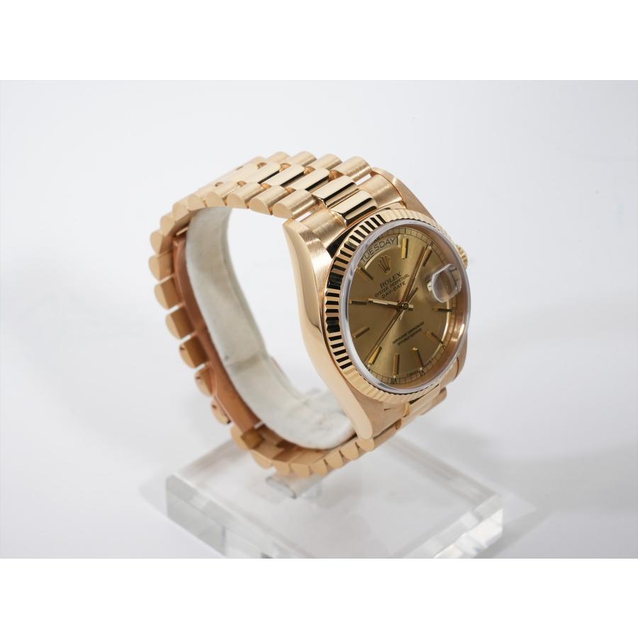 ロレックス デイデイト36 Ref.18038 イエローゴールド シャンパン文字盤 | デイデイト | 04