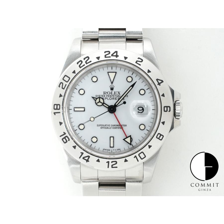 ロレックス エクスプローラーII Ref.16570 ステンレススチール ホワイト文字盤 オイスターブレスレット | エクスプローラーII