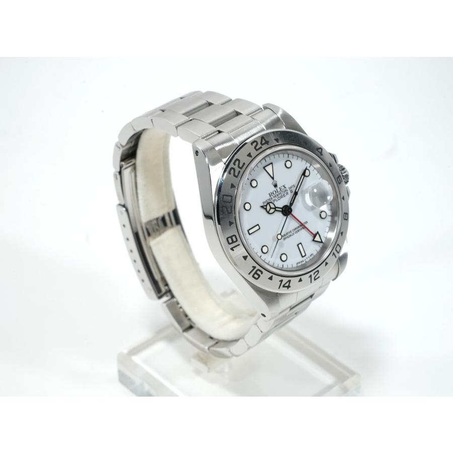 ロレックス エクスプローラーII Ref.16570 ステンレススチール ホワイト文字盤 オイスターブレスレット | エクスプローラーII | 04