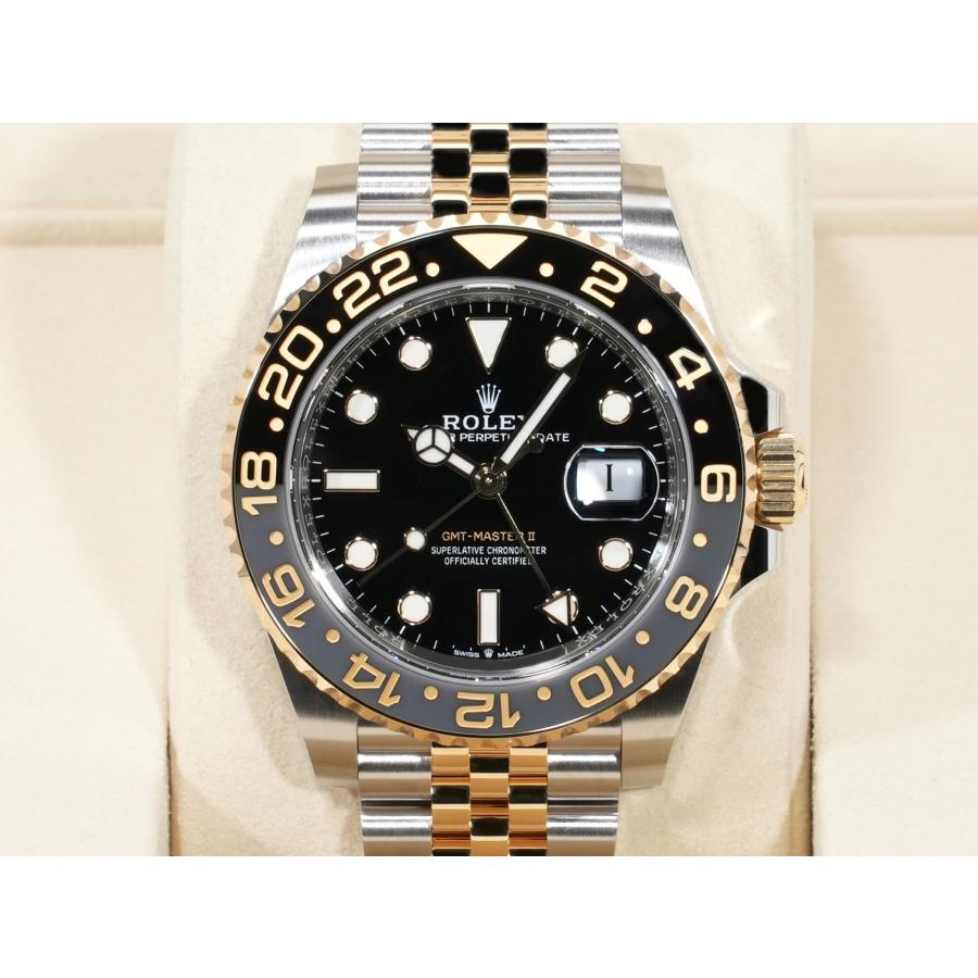 ロレックス GMTマスターII Ref.126713GRNR SS/YG ブラック文字盤 ジュビリーブレスレット | GMTマスター | 01