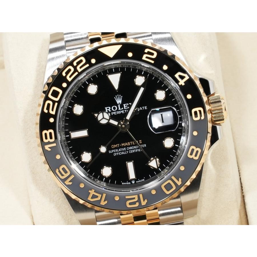 ロレックス GMTマスターII Ref.126713GRNR SS/YG ブラック文字盤 ジュビリーブレスレット | GMTマスター | 02