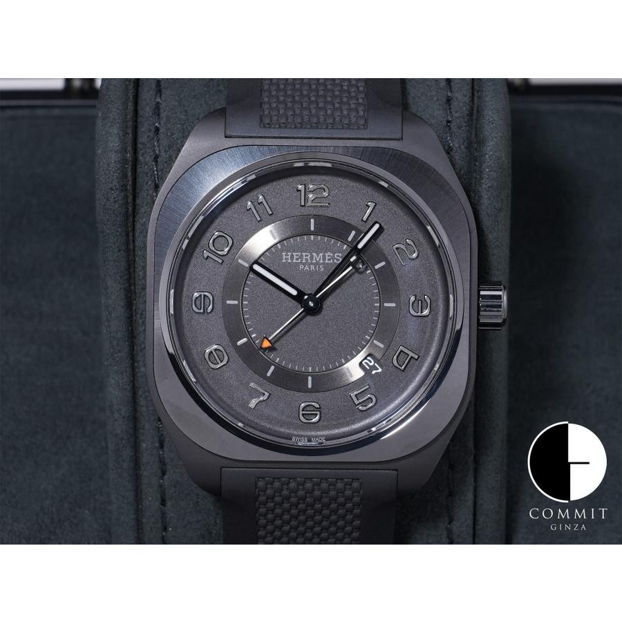 エルメス H08 Ref.W049433WW00 グラフェン ブラック文字盤 | HERMES
