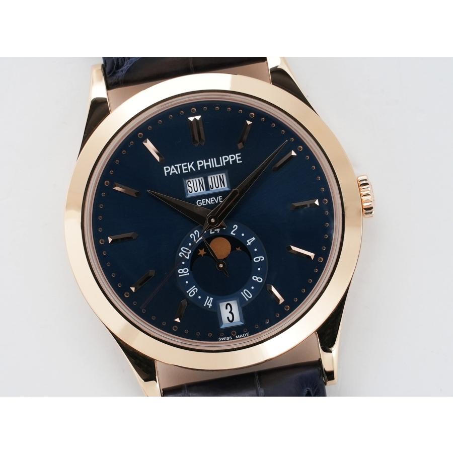 パテックフィリップ アニュアルカレンダー ムーンフェイズ Ref.5396R-014 ローズゴールド ブルー・ソレイユ文字盤 | PATEK PHILIPPE | 02