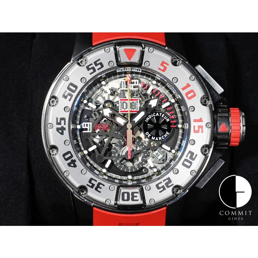 リシャールミル オートマティック フライバック クロノグラフ ダイバーズウォッチ Ref.RM032 チタン スケルトン文字盤 | リシャール・ミル