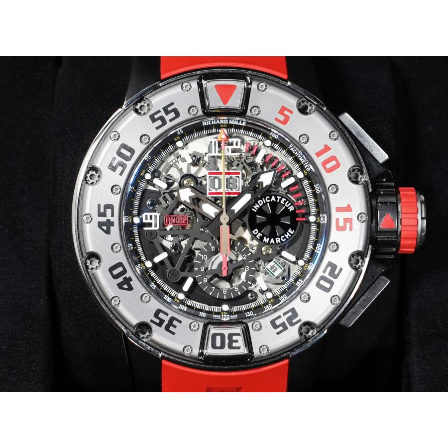リシャールミル オートマティック フライバック クロノグラフ ダイバーズウォッチ Ref.RM032 チタン スケルトン文字盤 | リシャール・ミル | 01