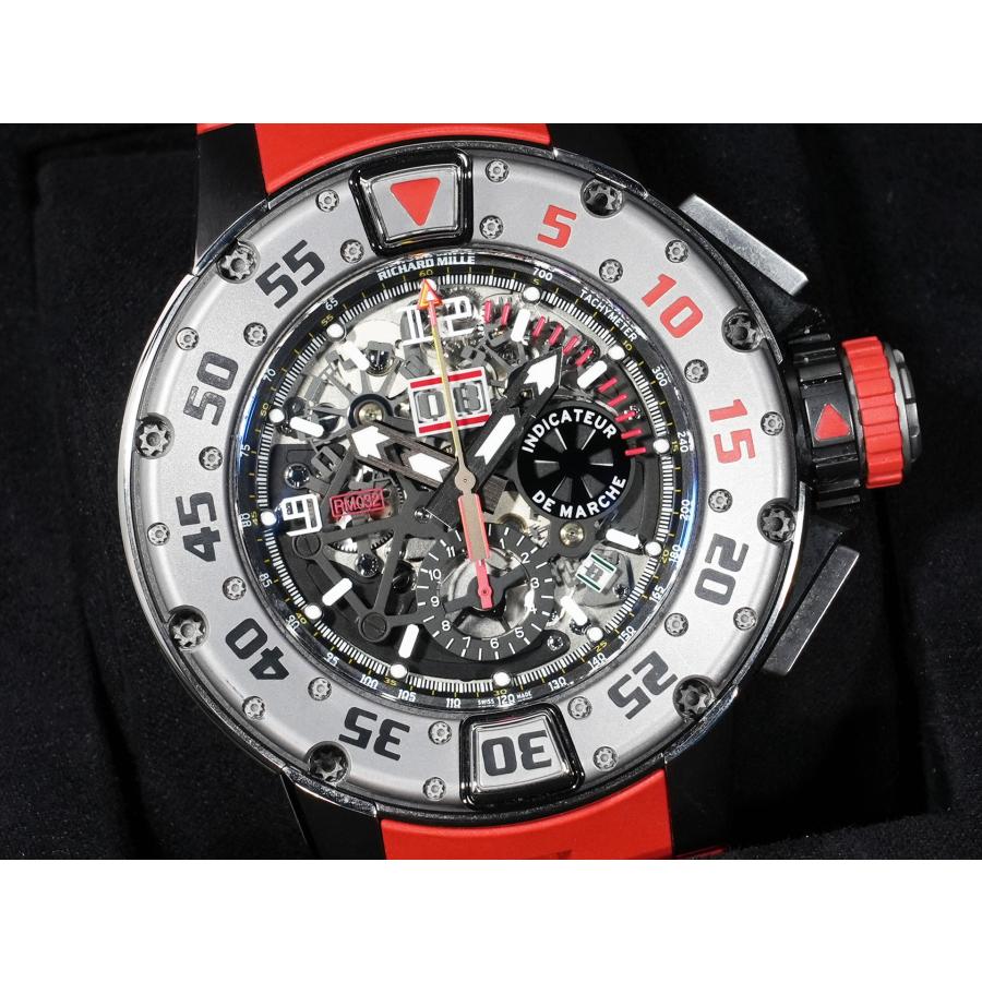 リシャールミル オートマティック フライバック クロノグラフ ダイバーズウォッチ Ref.RM032 チタン スケルトン文字盤 | リシャール・ミル | 02
