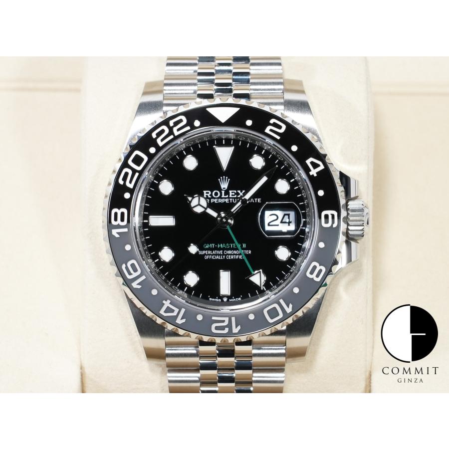 ロレックス GMTマスターII Ref.126710GRNR ステンレススチール ブラック文字盤 ジュビリーブレスレット | GMTマスター