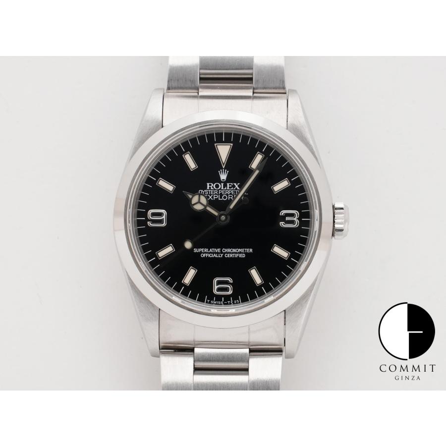 ロレックス エクスプローラーI Ref.14270 ステンレススチール ブラック文字盤 オイスターブレスレット | エクスプローラー（ROLEX）