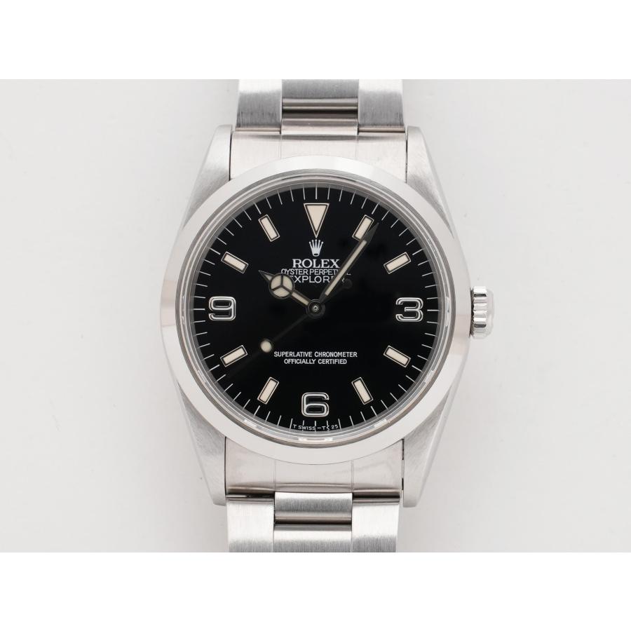 ロレックス エクスプローラーI Ref.14270 ステンレススチール ブラック文字盤 オイスターブレスレット | エクスプローラー（ROLEX） | 01