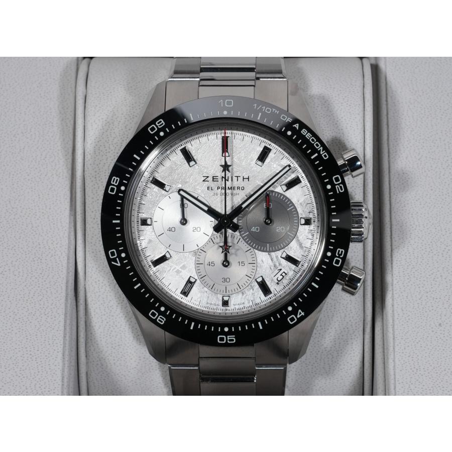 ゼニス クロノマスタースポーツ Ref.03.3120.3600/76.M3100 ステンレススチール メテオライト文字盤 | ZENITH（時計） | 01