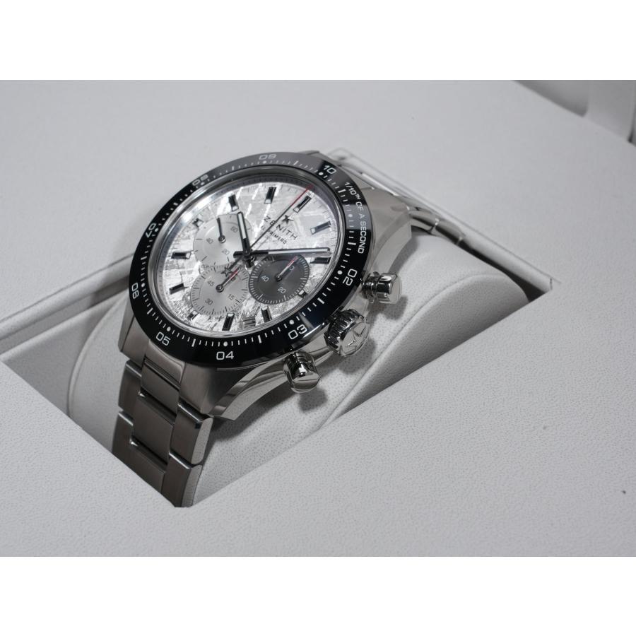 ゼニス クロノマスタースポーツ Ref.03.3120.3600/76.M3100 ステンレススチール メテオライト文字盤 | ZENITH（時計） | 03