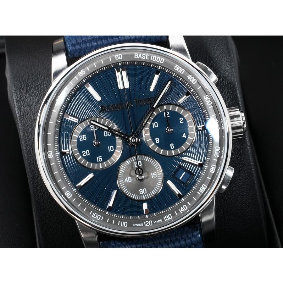 オーデマピゲ CODE 11.59 クロノグラフ Ref.26393ST.OO.A348KB.01 SS ナイトブルー文字盤 | AUDEMARS PIGUET | 02