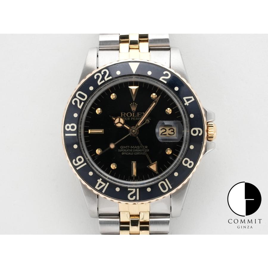 ロレックス GMTマスター Ref.16753 ステンレススチール/イエローゴールド ブラック文字盤 ジュビリーブレスレット | GMTマスター