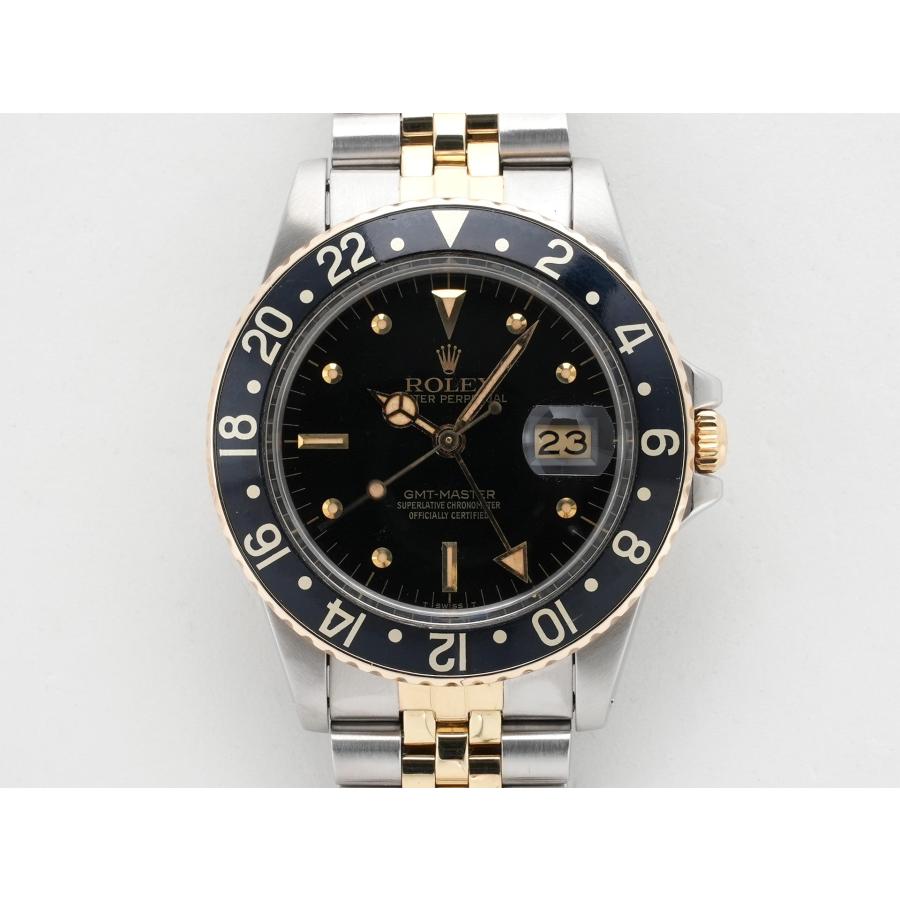 ロレックス GMTマスター Ref.16753 ステンレススチール/イエローゴールド ブラック文字盤 ジュビリーブレスレット | GMTマスター | 01