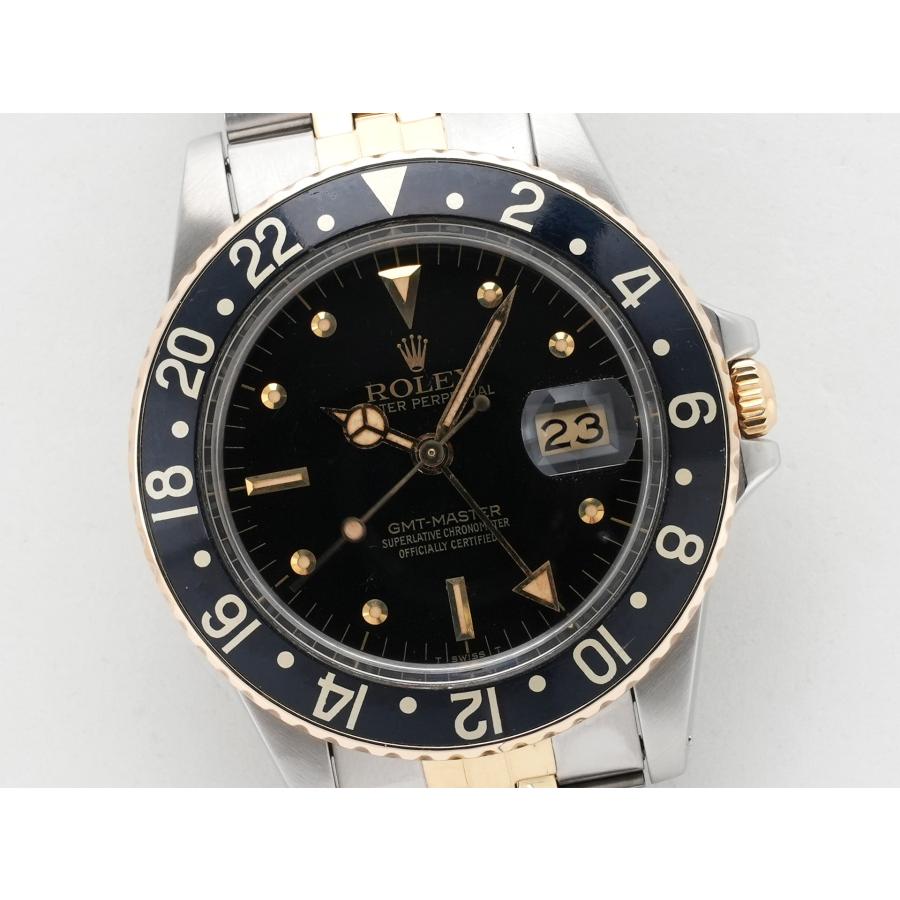ロレックス GMTマスター Ref.16753 ステンレススチール/イエローゴールド ブラック文字盤 ジュビリーブレスレット | GMTマスター | 02