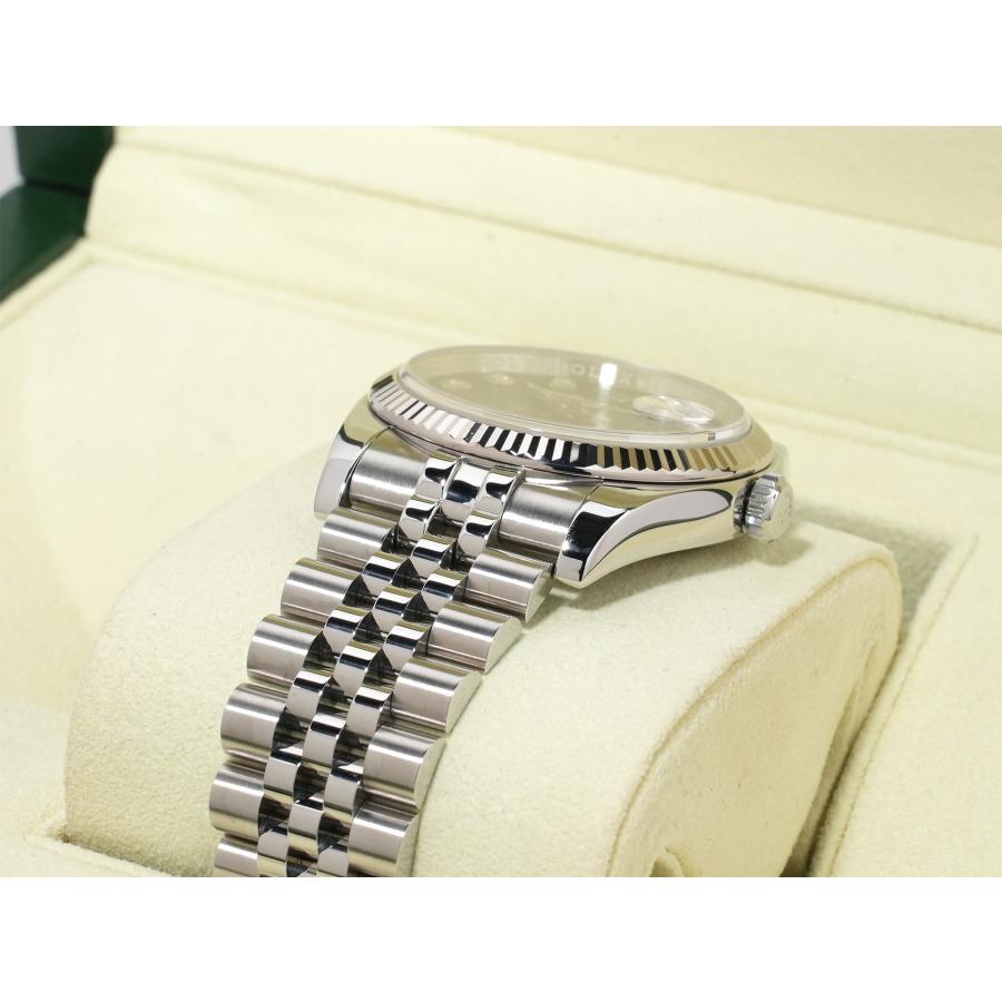 ロレックス デイトジャスト36 Ref.116234 SS/WG ブラックホリコンピューターx10Pダイヤモンド文字盤 ジュビリーブレスレット | デイトジャスト | 05