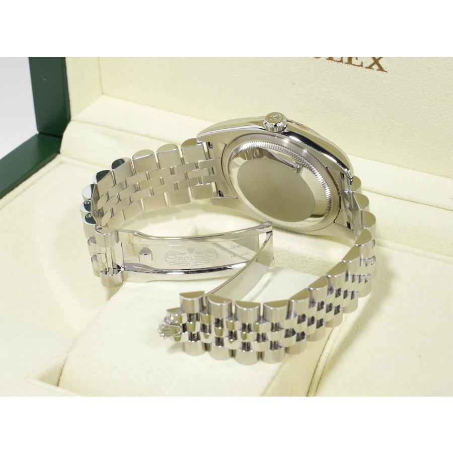 ロレックス デイトジャスト36 Ref.116234 SS/WG ブラックホリコンピューターx10Pダイヤモンド文字盤 ジュビリーブレスレット | デイトジャスト | 07
