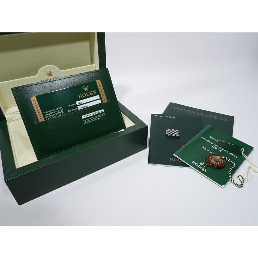 ロレックス デイトジャスト36 Ref.116234 SS/WG ブラックホリコンピューターx10Pダイヤモンド文字盤 ジュビリーブレスレット | デイトジャスト | 09