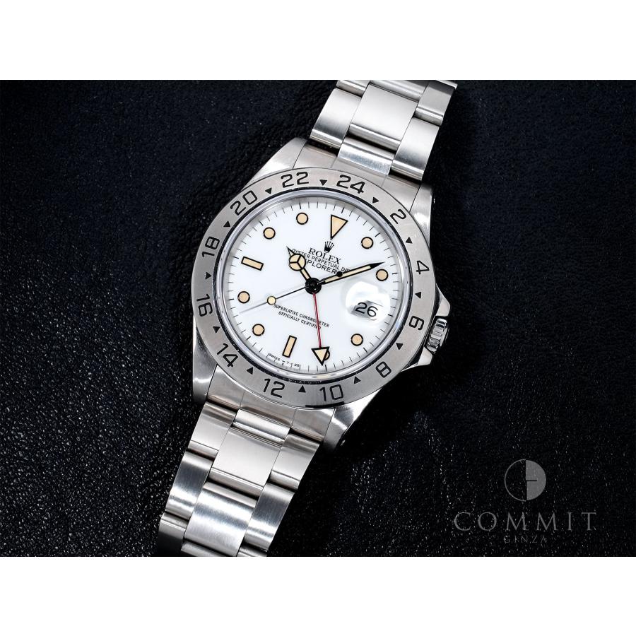 ロレックス エクスプローラーII Ref.16570 ステンレススチール ホワイト文字盤 オイスターブレスレット | エクスプローラーII | 10