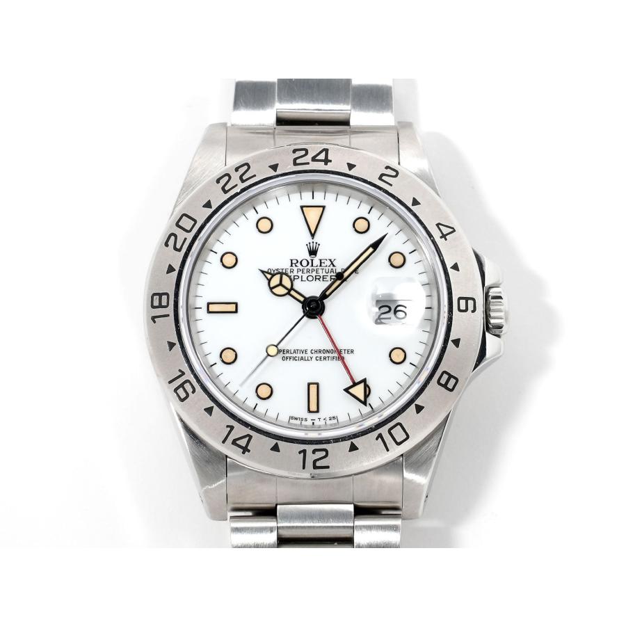 ロレックス エクスプローラーII Ref.16570 ステンレススチール ホワイト文字盤 オイスターブレスレット | エクスプローラーII | 01