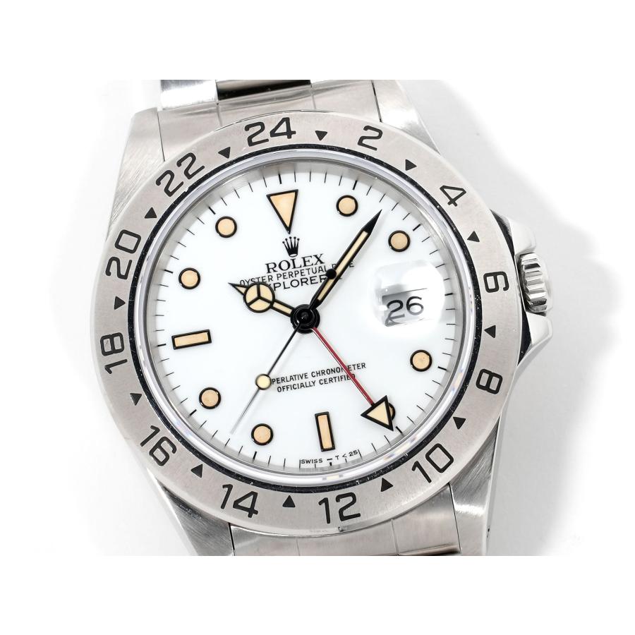 ロレックス エクスプローラーII Ref.16570 ステンレススチール ホワイト文字盤 オイスターブレスレット | エクスプローラーII | 02