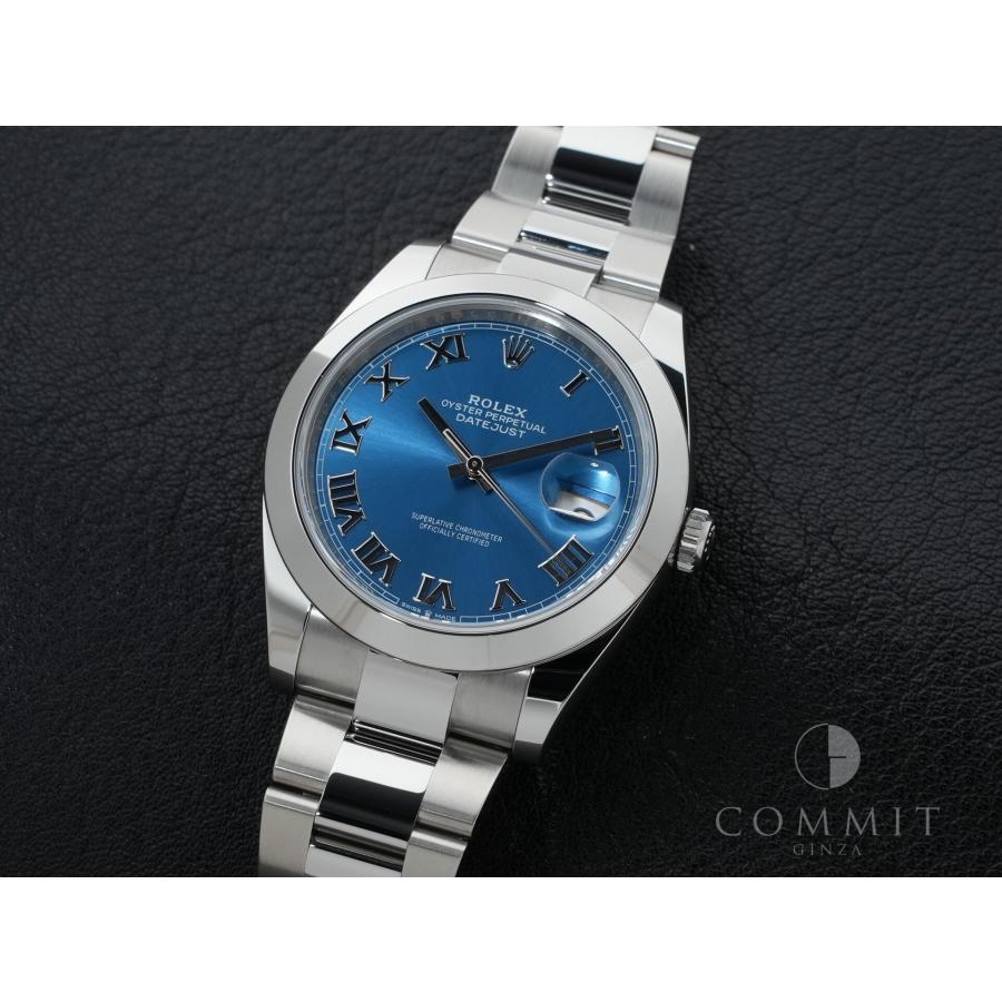 ロレックス デイトジャスト41 Ref.126300 ステンレススチール アズーロブルー文字盤 オイスターブレスレット | デイトジャスト | 10