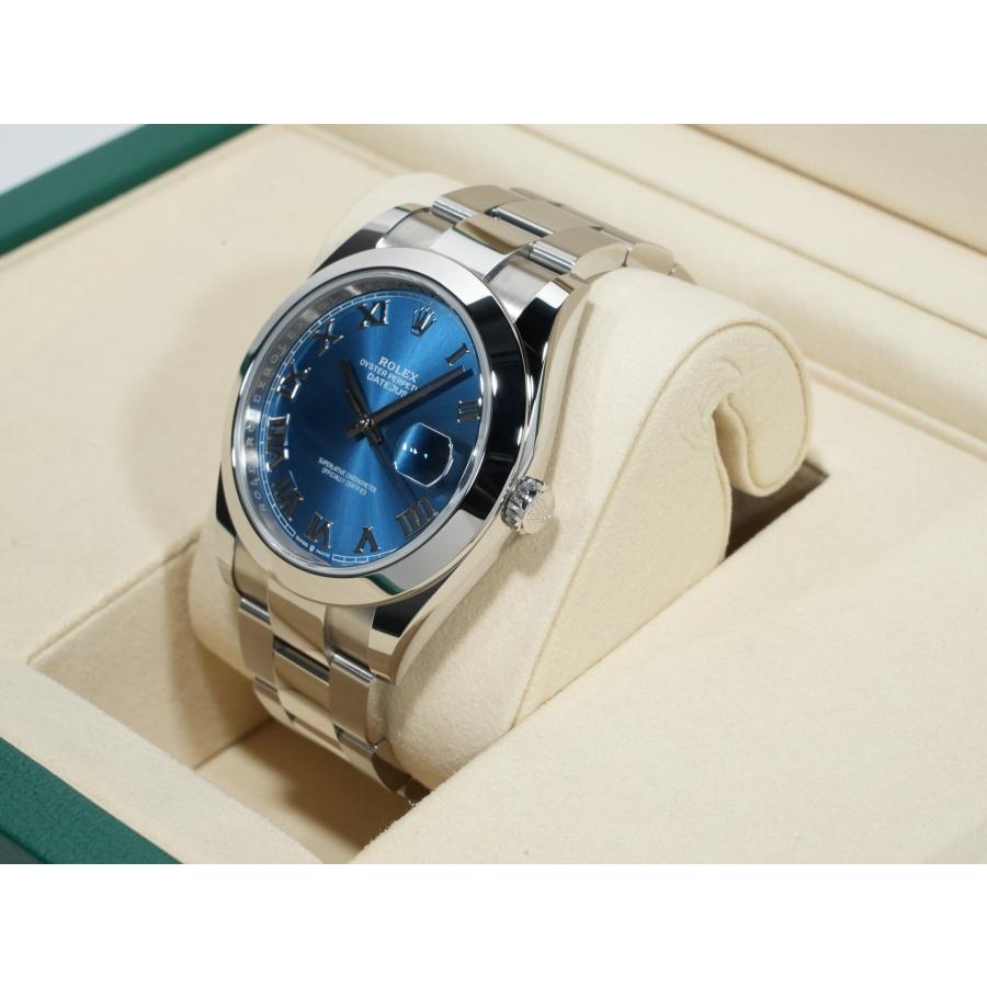 ロレックス デイトジャスト41 Ref.126300 ステンレススチール アズーロブルー文字盤 オイスターブレスレット | デイトジャスト | 03