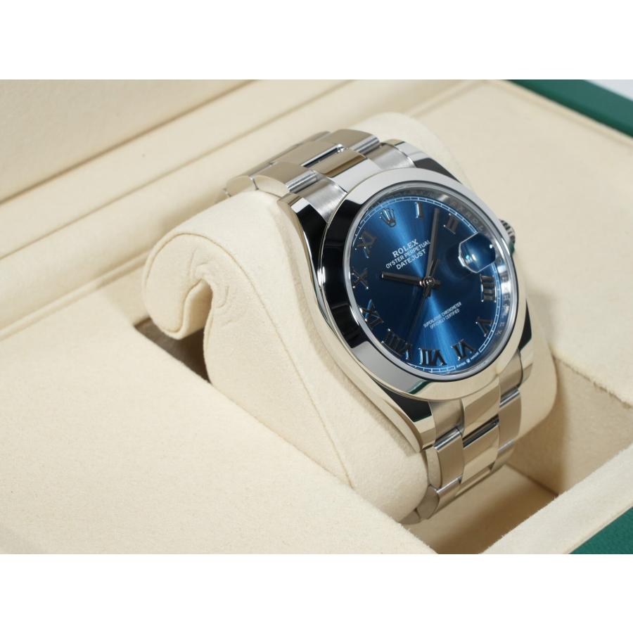 ロレックス デイトジャスト41 Ref.126300 ステンレススチール アズーロブルー文字盤 オイスターブレスレット | デイトジャスト | 04