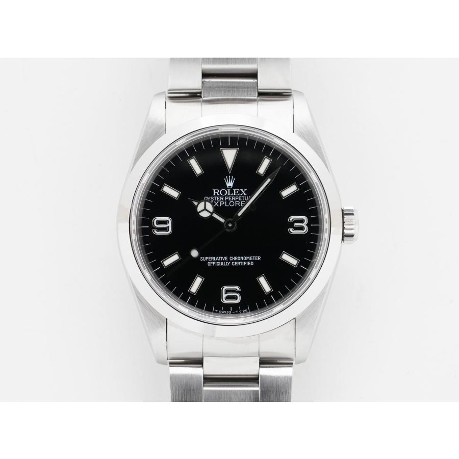 ロレックス エクスプローラーI Ref.14270 ステンレススチール ブラック文字盤 オイスターブレスレット | エクスプローラー（ROLEX） | 01