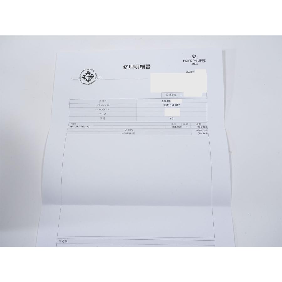 パテックフィリップ ノーチラス Ref.3800/3J-012 イエローゴールド シャンパン11Pダイヤ文字盤 | ノーチラス | 10