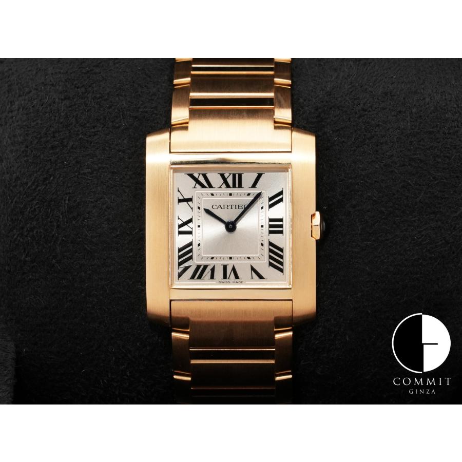 カルティエ タンク フランセーズ MM Ref.WGTA0113 イエローゴールド シルバー文字盤 | Cartier