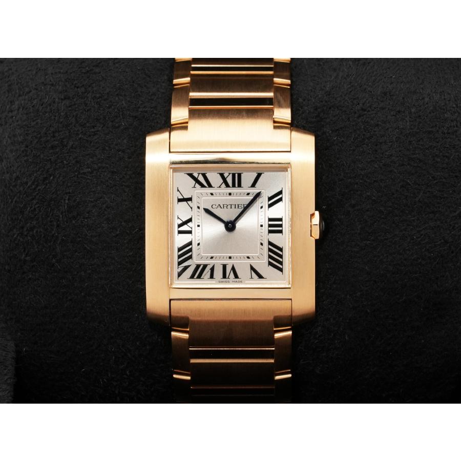 カルティエ タンク フランセーズ MM Ref.WGTA0113 イエローゴールド シルバー文字盤 | Cartier | 01