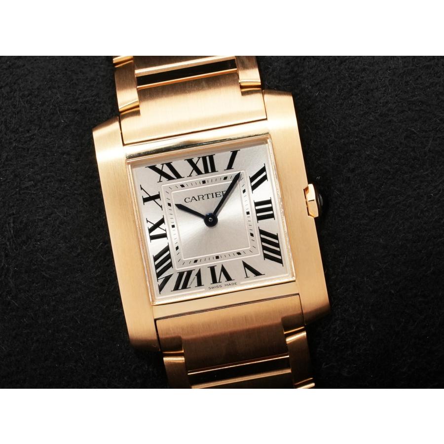 カルティエ タンク フランセーズ MM Ref.WGTA0113 イエローゴールド シルバー文字盤 | Cartier | 02