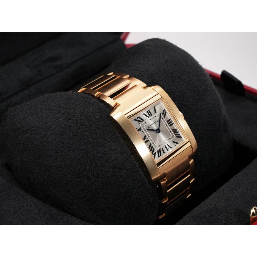 カルティエ タンク フランセーズ MM Ref.WGTA0113 イエローゴールド シルバー文字盤 | Cartier | 04