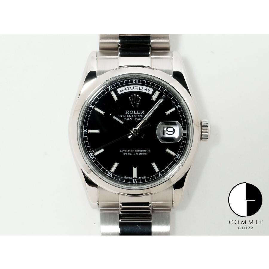 ロレックス デイデイト36 Ref.118209 18KWG ブラック文字盤 | デイデイト