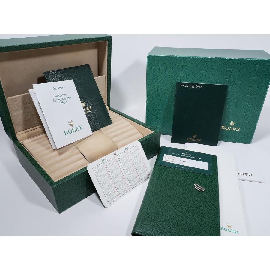 ロレックス デイデイト36 Ref.118209 18KWG ブラック文字盤 | デイデイト | 09