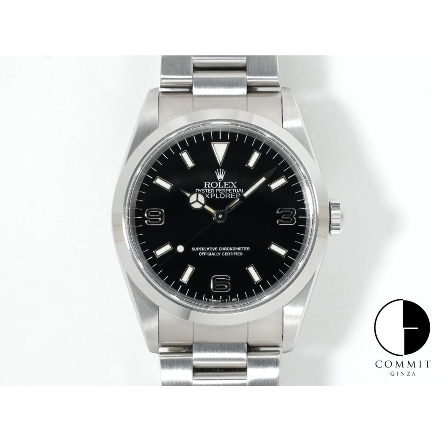 ロレックス エクスプローラーI Ref.14270 ステンレススチール ブラック文字盤 オイスターブレスレット | エクスプローラー（ROLEX）