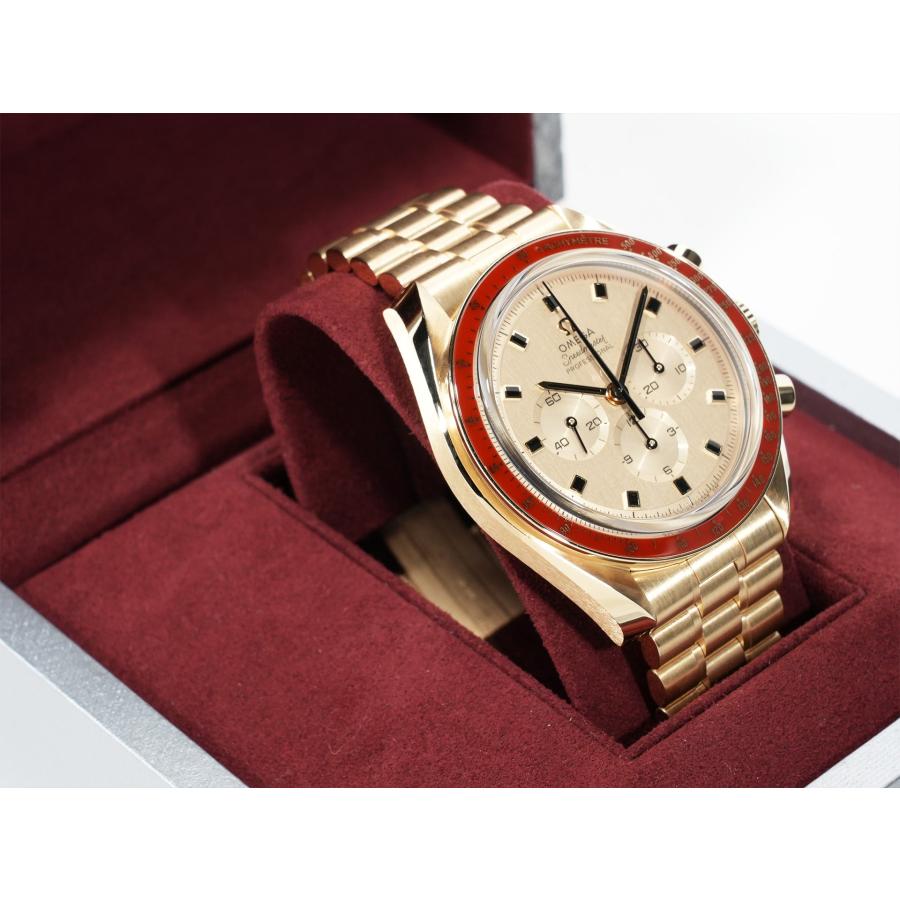 オメガ スピードマスター 記念モデル コーアクシャル マスター クロノメーター Ref.310.60.42.50.99.001 ムーンシャインゴールド イエロー文字盤 | OMEGA | 04